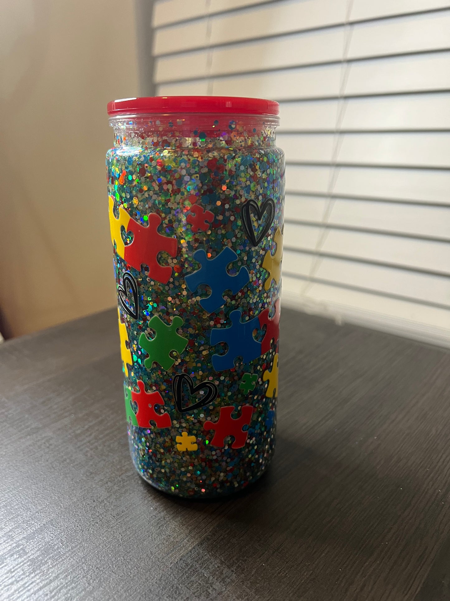 Autism Awareness Acrylic Tumbler